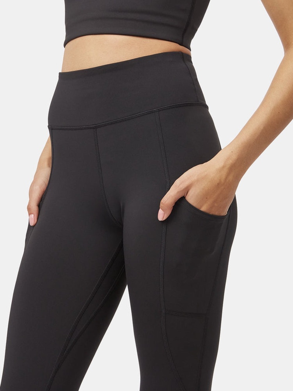 Tentree Eco-Friendly inMotion High-Rise Pocket Legging Size S Black